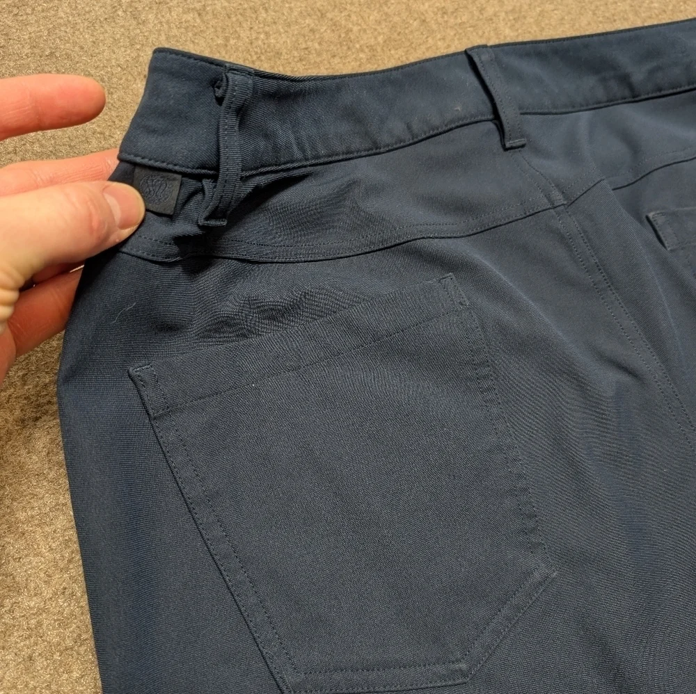 Lululemon ABC Pant Classic Warpstreme Dark Blue Men's Size 35
